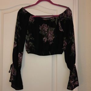 Floral Crop Top- size XS